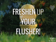 Freshen up your Flusher
